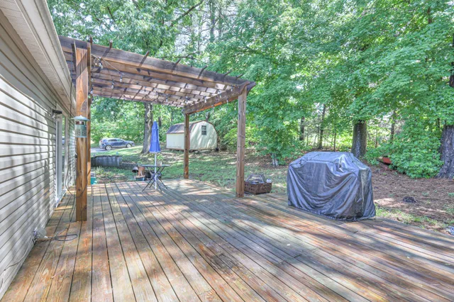 a view of outdoor space with furniture