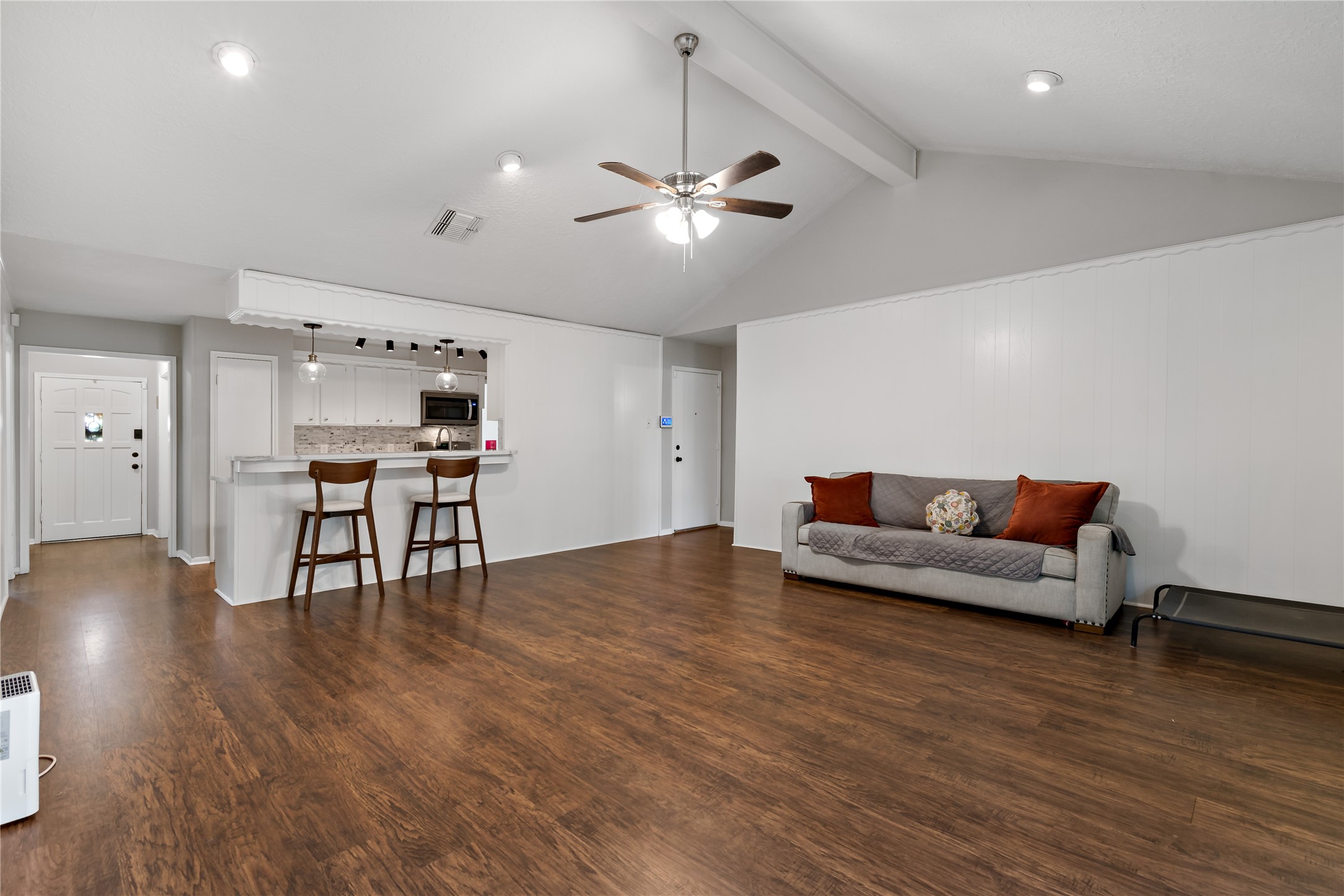 4302 Seneca Street Pasadena, TX 77504 - Photo 5 of 19 a living room with furniture and wooden floor