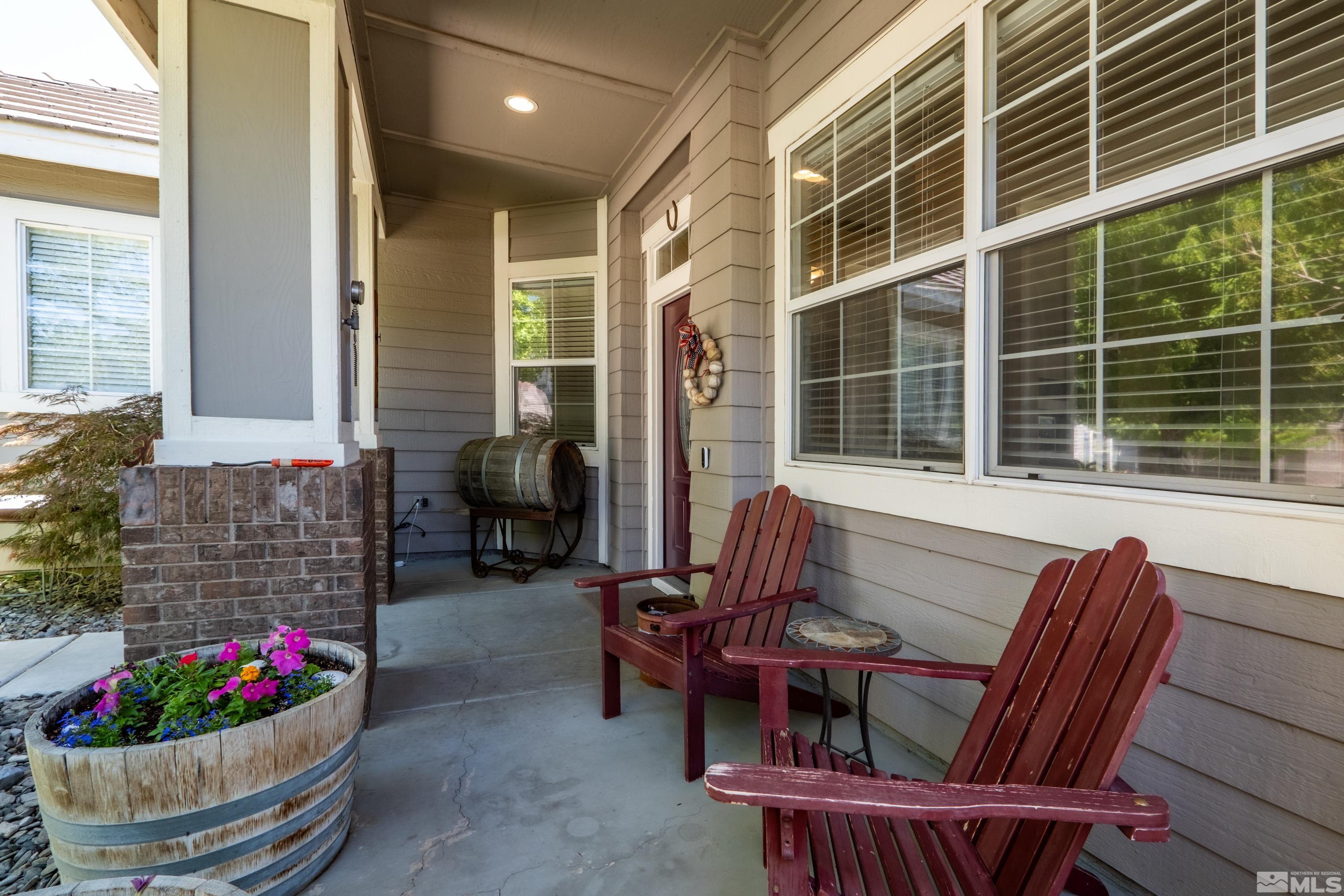 1600 Red Gulch Court Reno, NV 89521 - Photo 9 of 39 a view of a porch with seating space