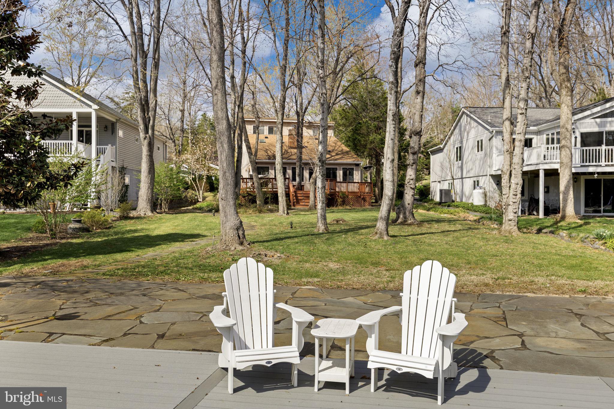 128 Harrison Circle Locust Grove, VA 22508 - Photo 37 of 65 a view of a chair and tables in the patio