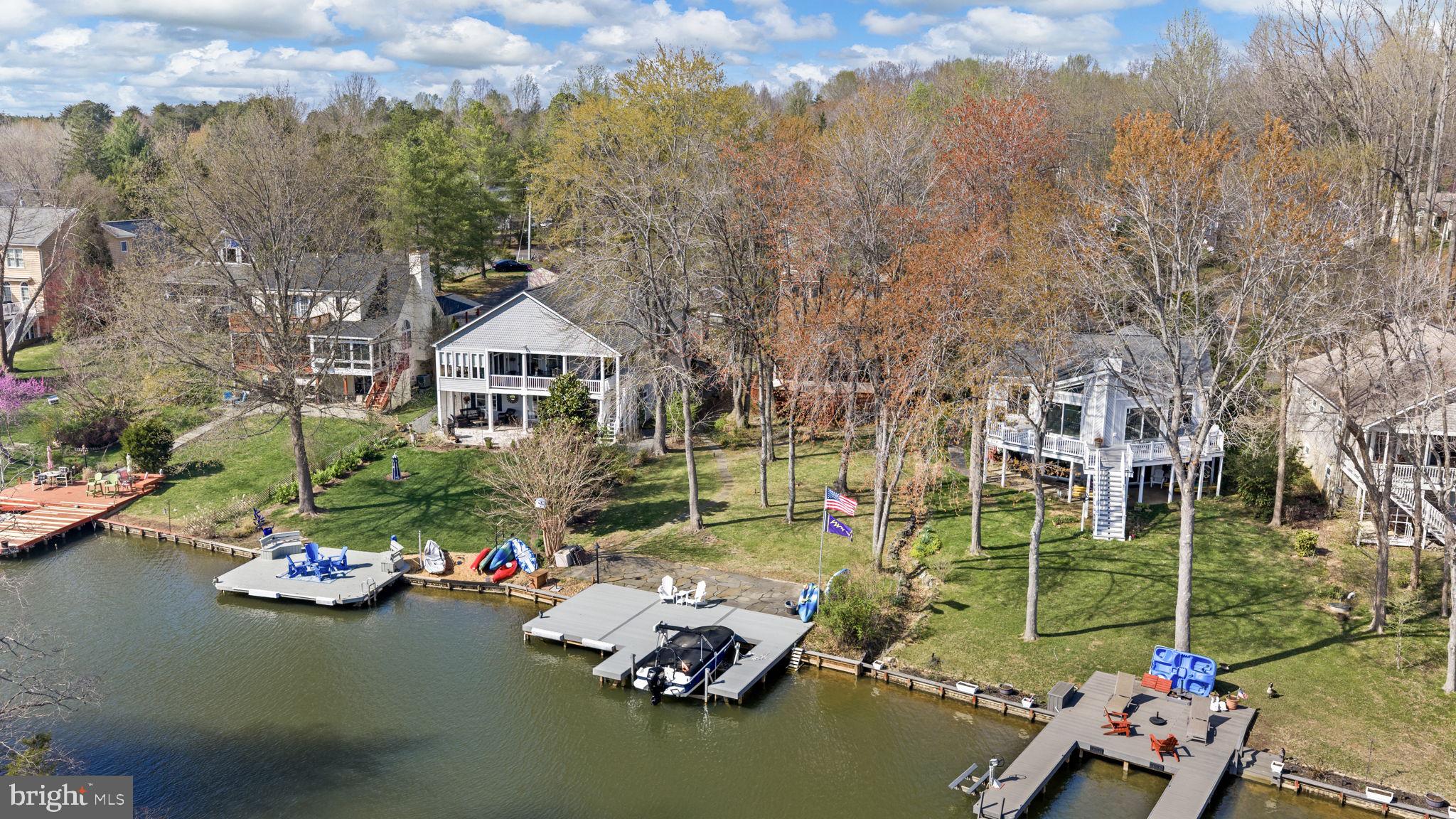 128 Harrison Circle Locust Grove, VA 22508 - Photo 43 of 65 Aerial view of the dock