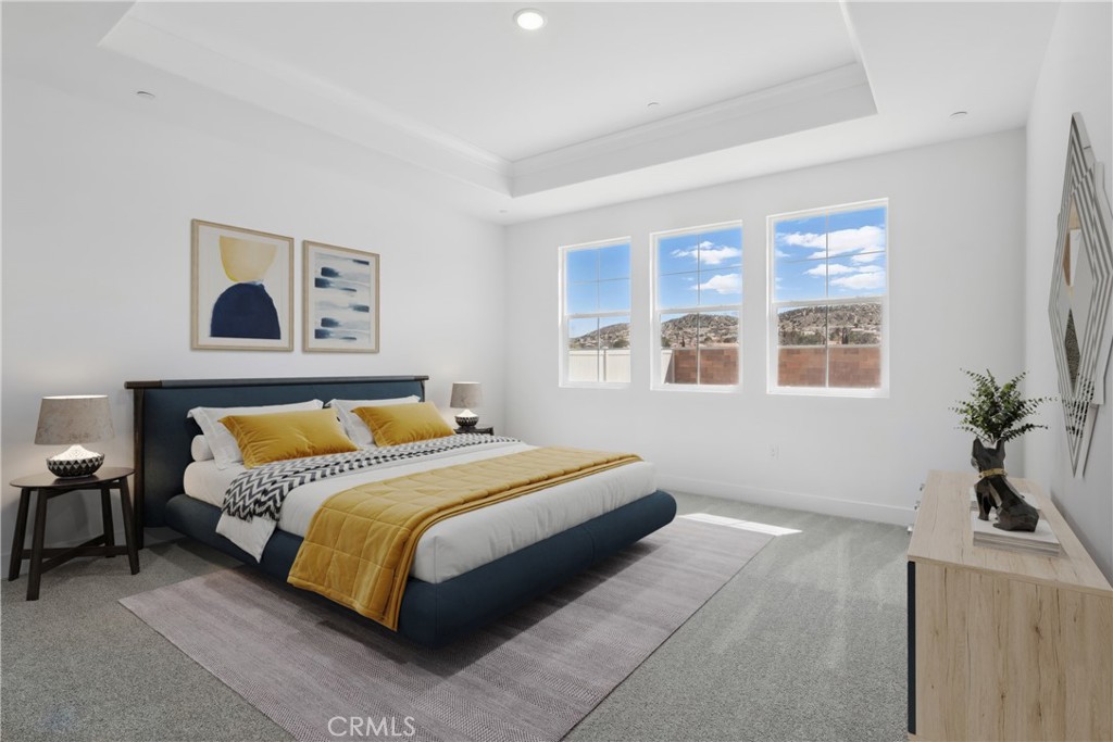 1872 Vincent Drive Palmdale, CA 93551 - Photo 10 of 10 a bedroom with a bed painting on wall and a window