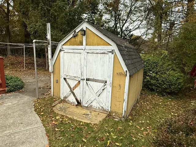 a view of outdoor space with garden