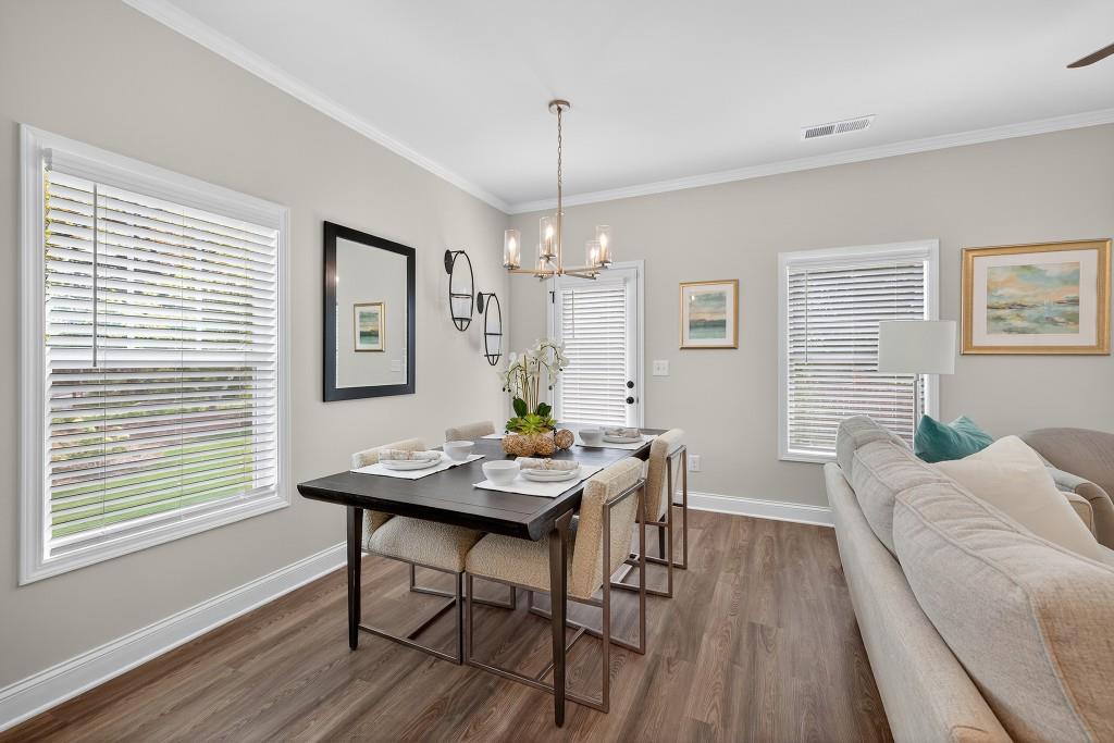 17 Sparks Way Austell, GA 30106 - Photo 19 of 69 a view of a dining room with furniture window and wooden floor