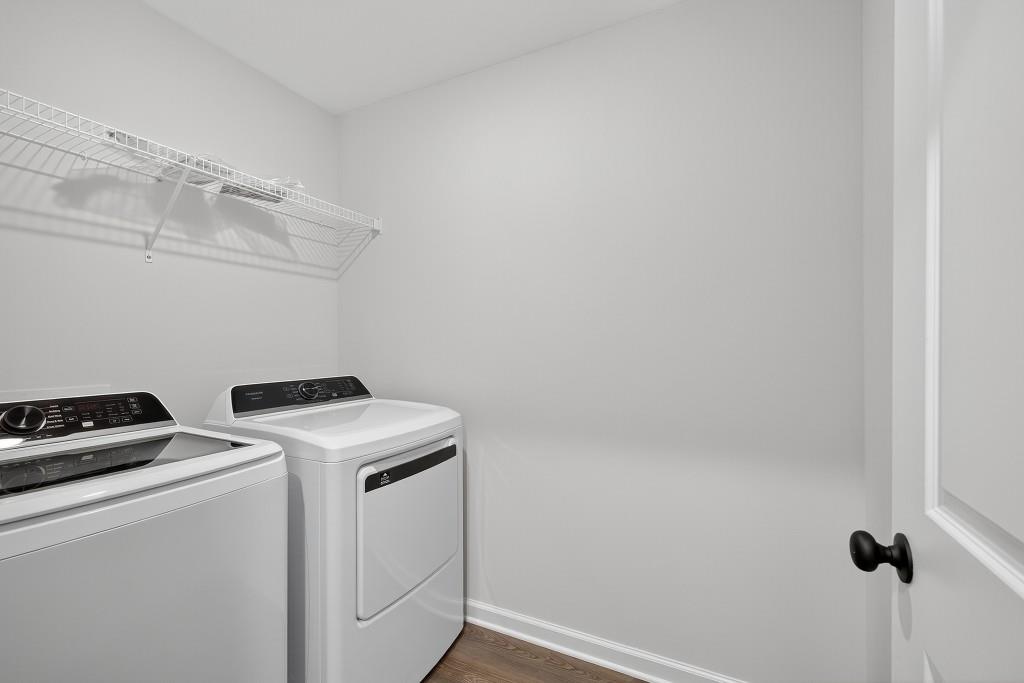 17 Sparks Way Austell, GA 30106 - Photo 26 of 69 a utility room with dryer and washer