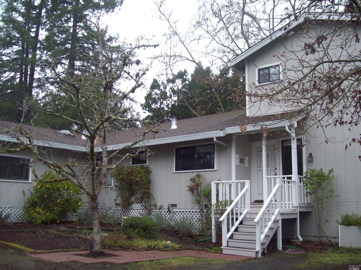 7287 Lynch Road Sebastopol, CA 95472 - Photo 1 of 1 a front view of a house with a tree