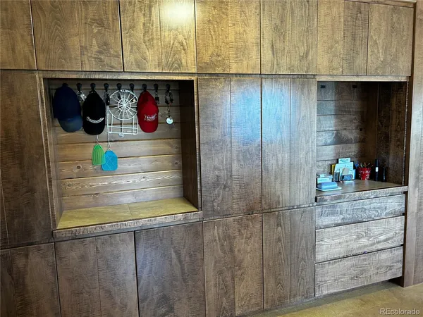 a view of storage and utility room