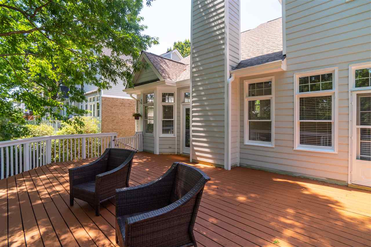 10101 Goodview Court Raleigh, NC 27613 - Photo 26 of 30 Oversized deck is great for entertaining!