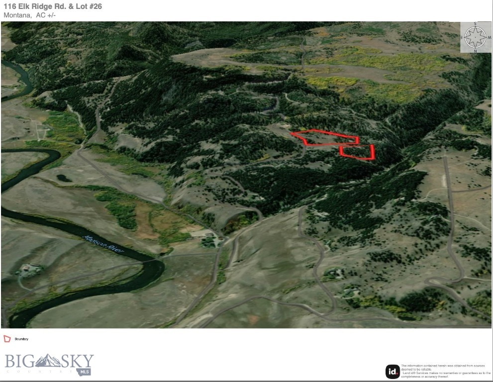 116 Elk Rdg Road Cameron, MT 59720 - Photo 5 of 79 Looking at both parcels showing the Madison River to the East