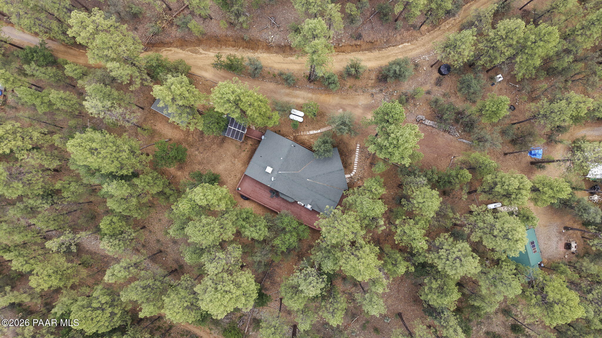 6151 Bannie Mine Road Prescott, AZ 86303 - Photo 34 of 42 40-Birds Eye