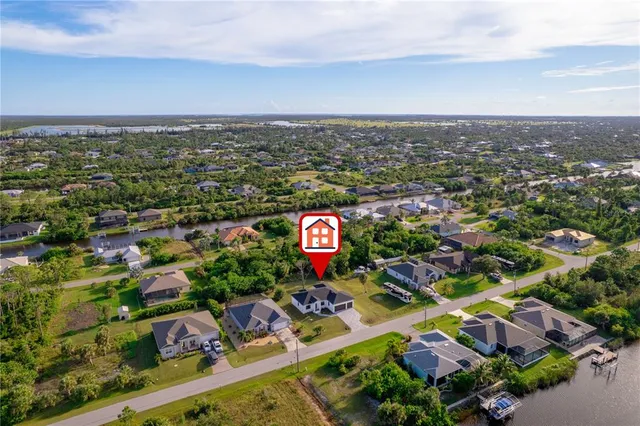 an aerial view of a city with lots of residential buildings