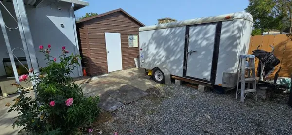 a view of storage and utility room