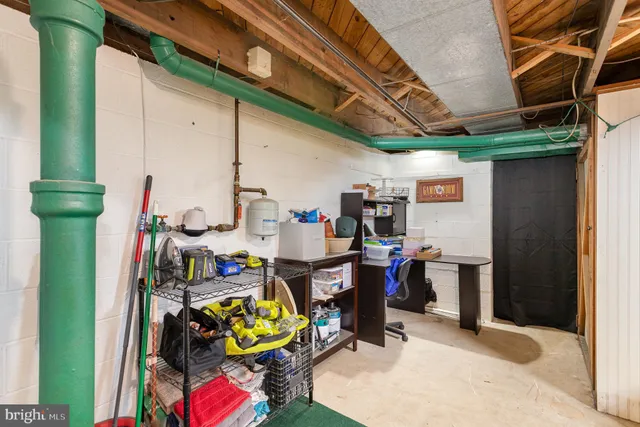 a view of gym equipment and children play room