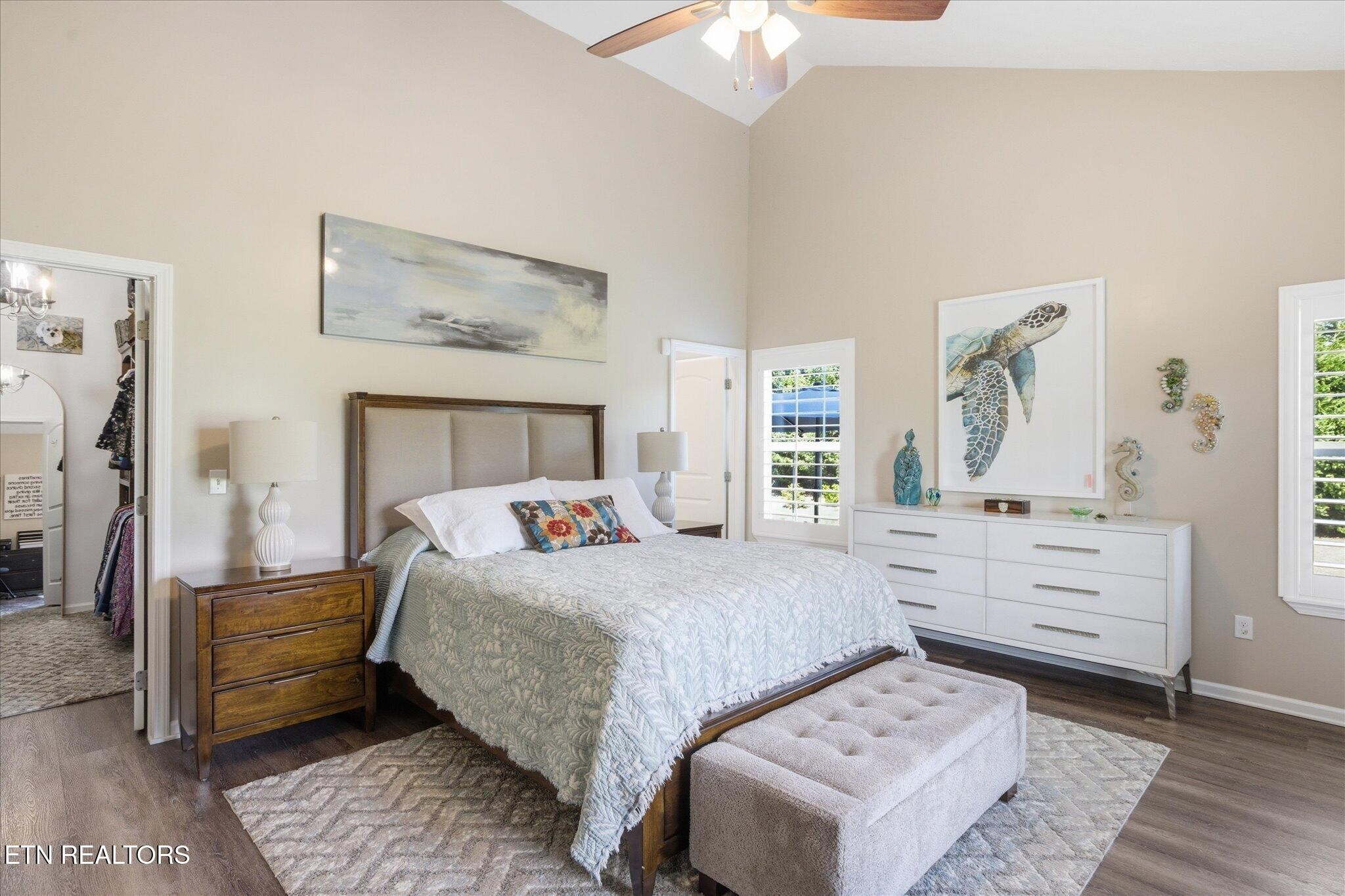 1330 Rippling Waters Circle Sevierville, TN 37876 - Photo 42 of 53 a bedroom with a bed and a dresser