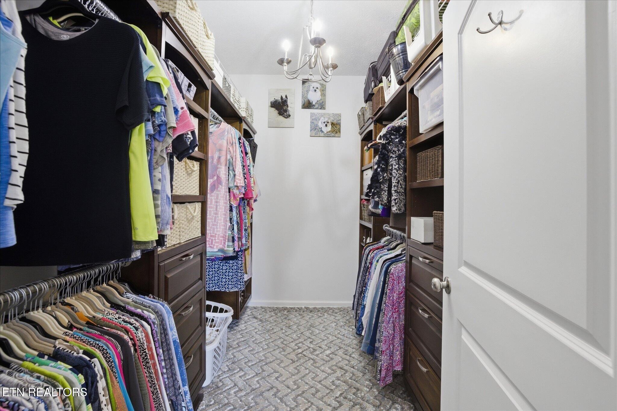1330 Rippling Waters Circle Sevierville, TN 37876 - Photo 49 of 53 a view of walk in closet with clothes and shoes
