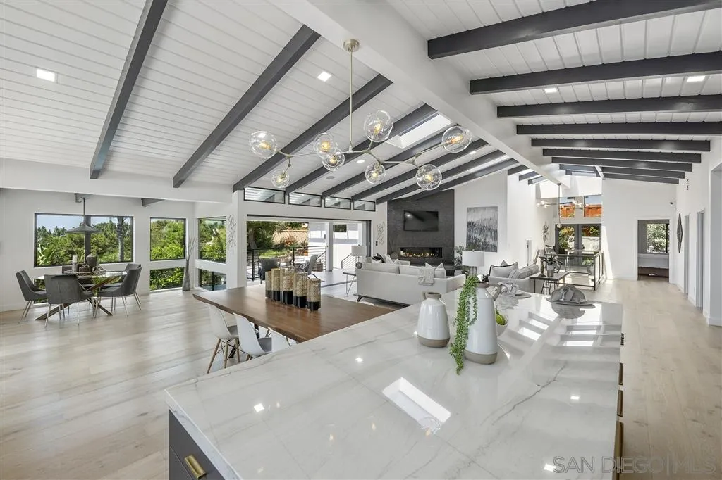 5780 Rutgers Road La Jolla, CA 92037 - Photo 13 of 25 a view of a dining room with furniture window and outside view