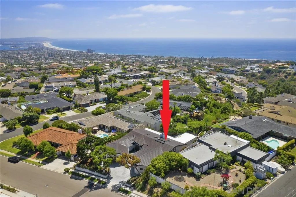 5780 Rutgers Road La Jolla, CA 92037 - Photo 25 of 25 an aerial view of a city with lots of residential buildings