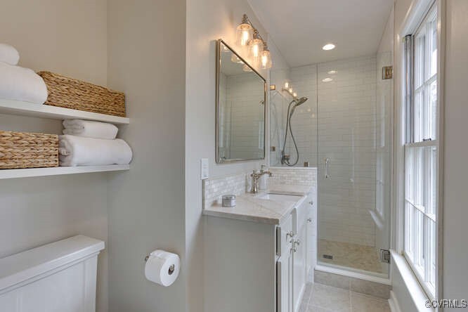2706 Berkeley Pointe Drive Henrico, VA 23233 - Photo 29 of 48 a bathroom with a sink a toilet and shower