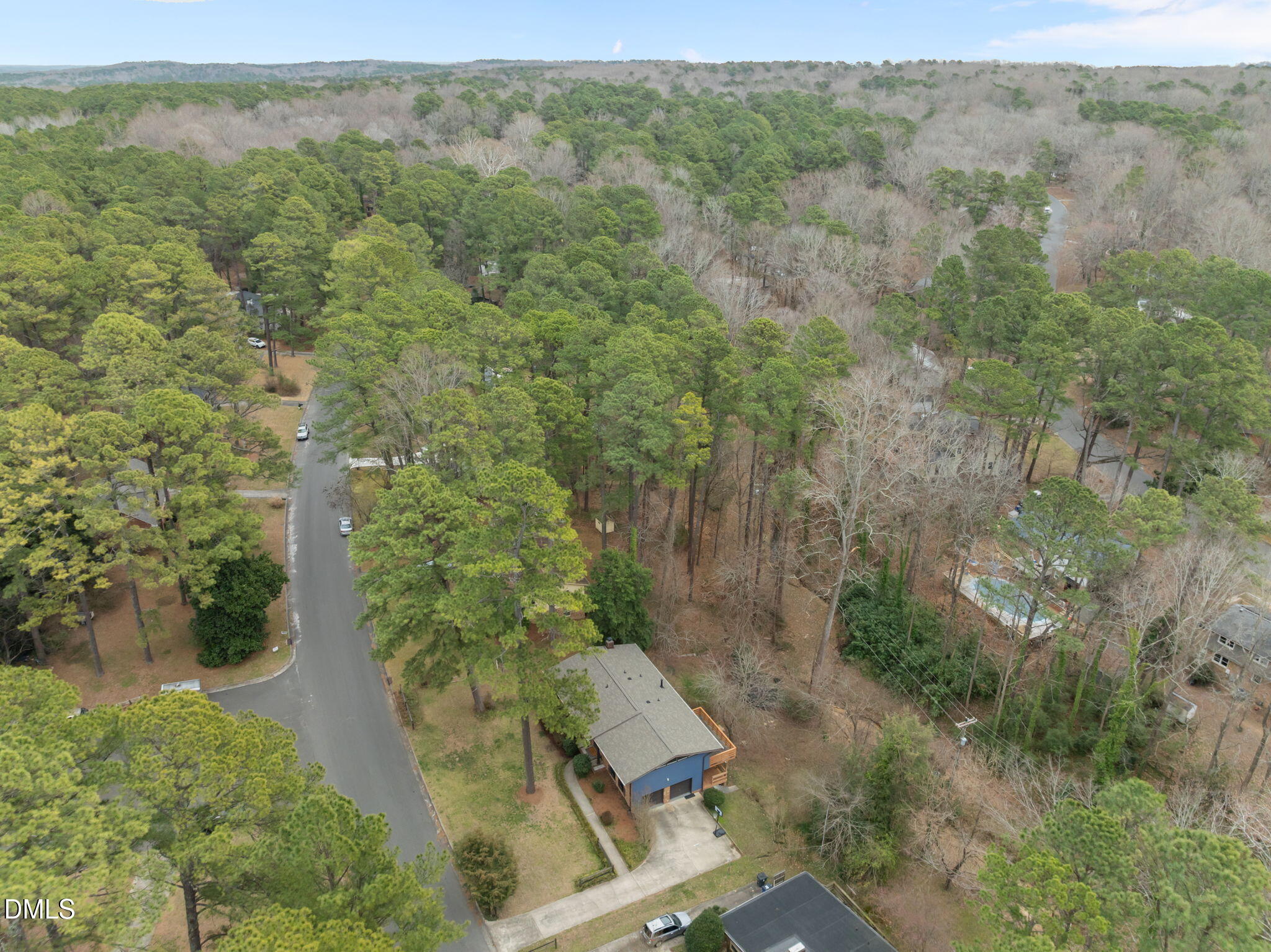321 Brandywine Road Chapel Hill, NC 27516 - Photo 31 of 38 an aerial view of residential house with outdoor space