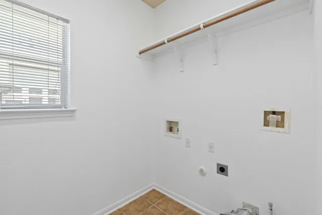 a view of a small space with a fan