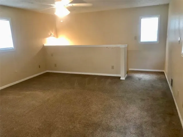 an empty room with window