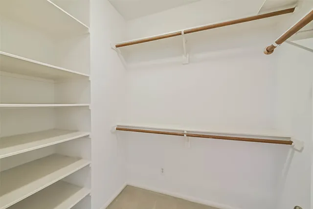 a close up view of racks on the wall