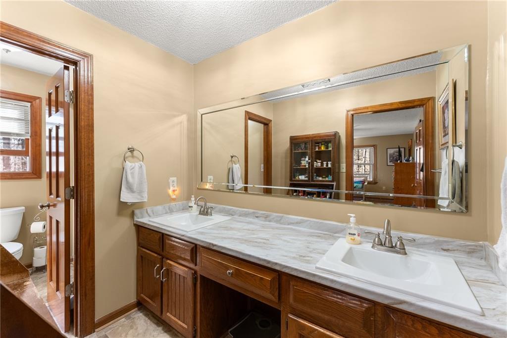 312 Ashley Brook Drive Lula, GA 30554 - Photo 23 of 62 a bathroom with a sink and a mirror