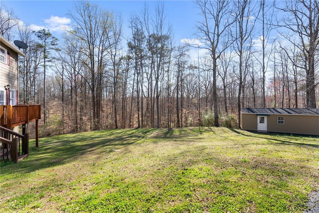 312 Ashley Brook Drive Lula, GA 30554 - Photo 46 of 62 a yard with trees in the background