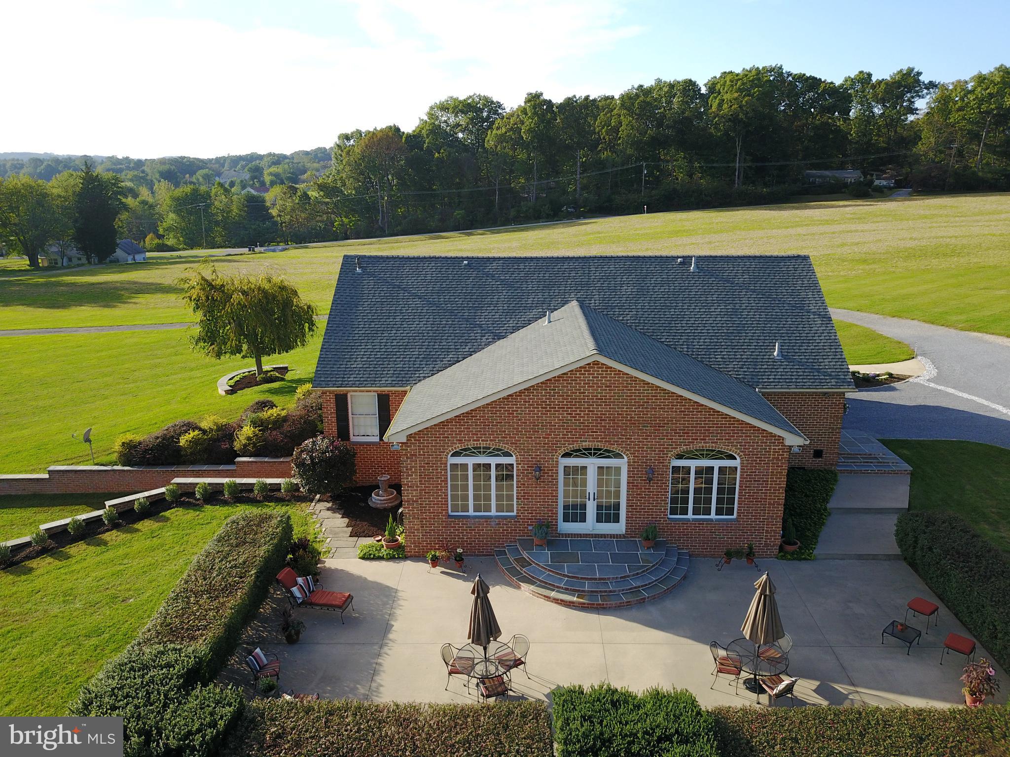 1925 Brown Road Finksburg, MD 21048 - Photo 3 of 30 an aerial view of a house with a swimming pool