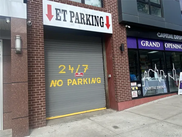 a sign on the side of a building