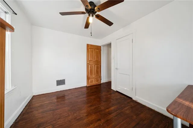 wooden floor in an empty room