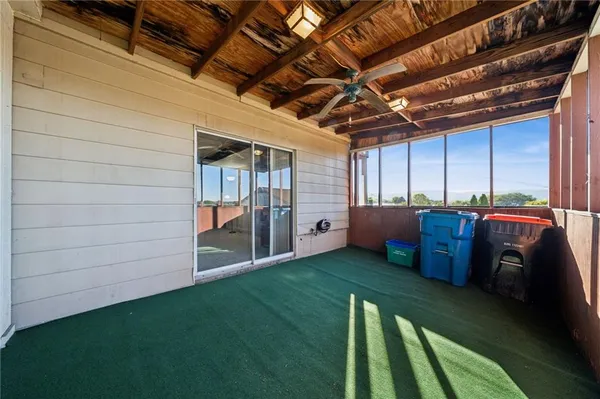 a view of a backyard of the house