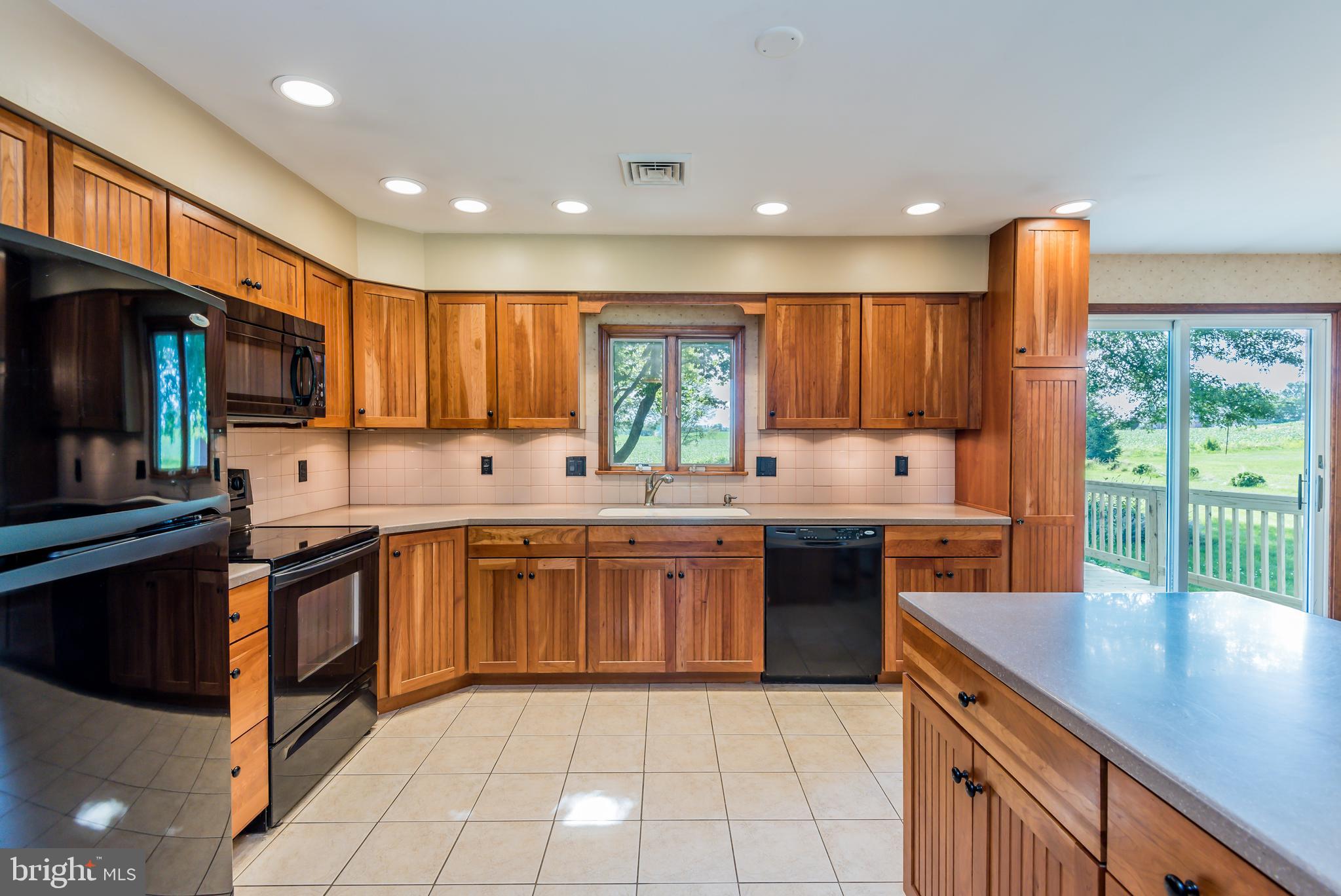 203 North Locust Point Road Mechanicsburg, PA 17050 - Photo 6 of 25 Spacious Kitchen With Country Views