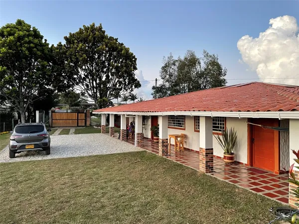 a view of a house with a patio