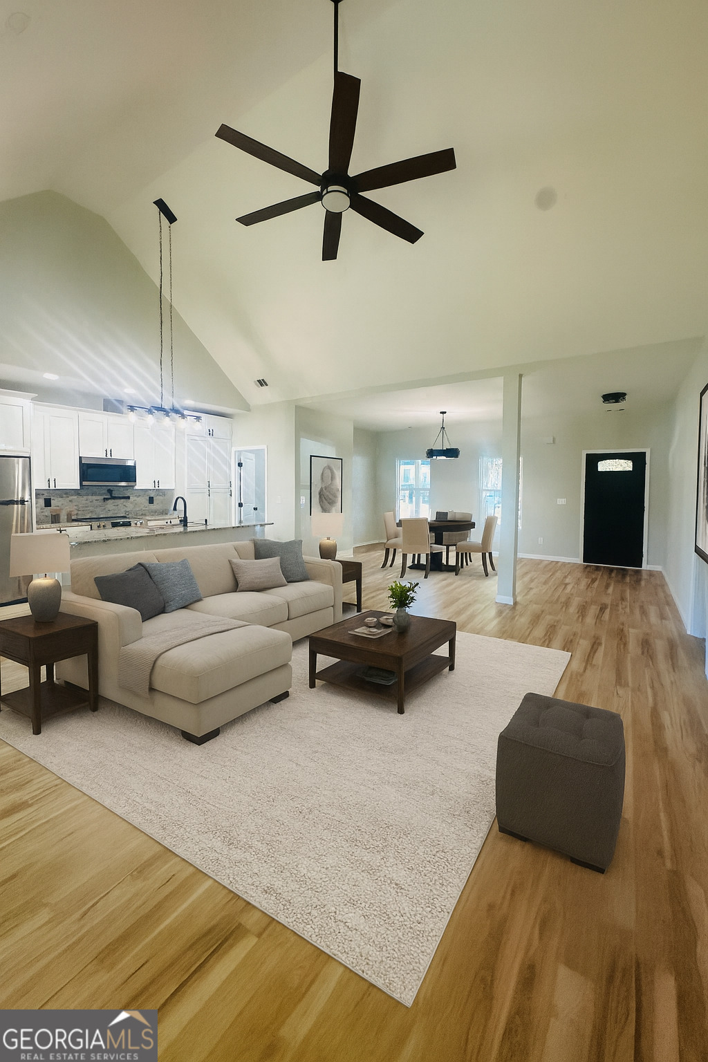 119 F Street Thomaston, GA 30286 - Photo 27 of 27 a living room with furniture and a ceiling fan
