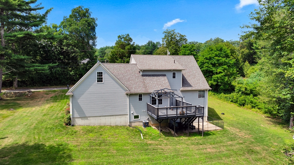12 Malboeuf Road Ware, MA 01082 - Photo 39 of 42 an aerial view of a house with swimming pool and big yard
