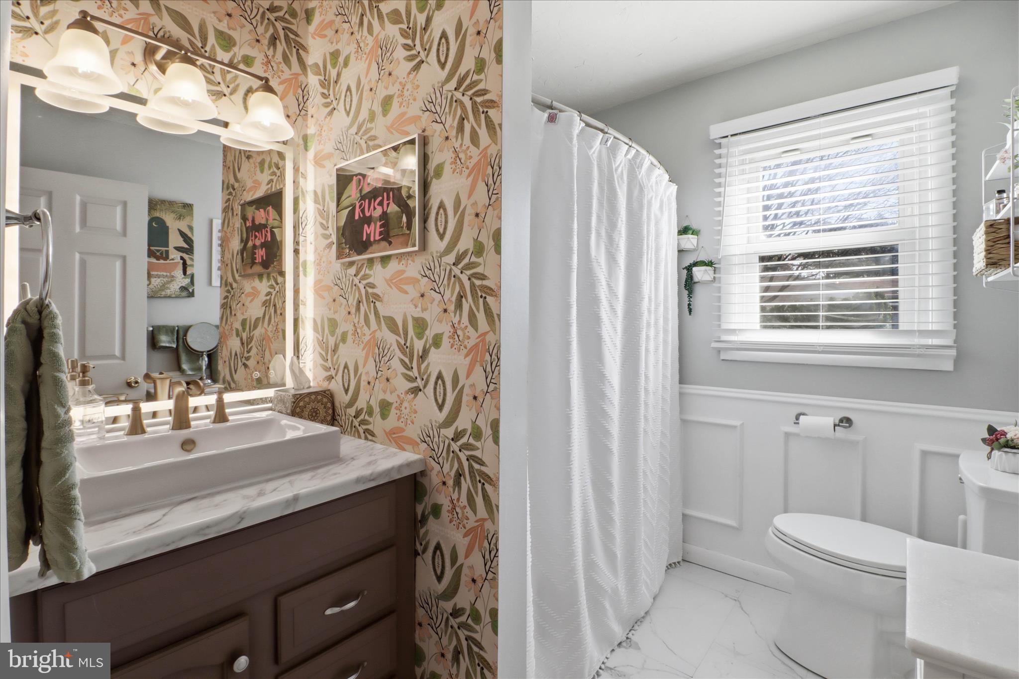 213 Skylark Road Lititz, PA 17543 - Photo 15 of 54 a bathroom with a granite countertop sink toilet and shower