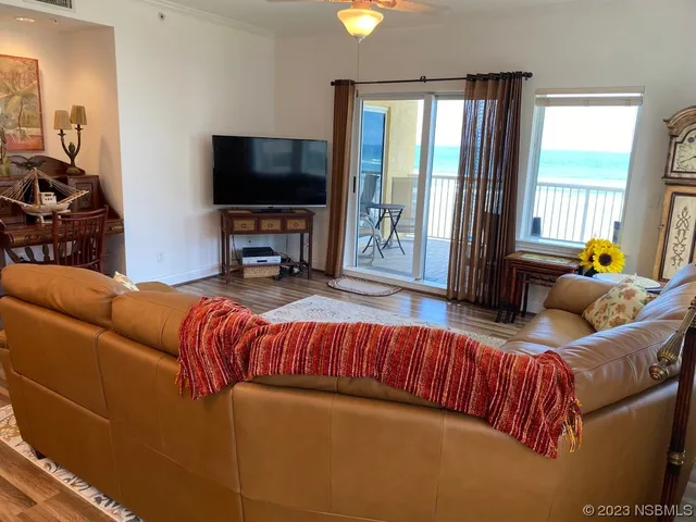 a view of a balcony with chairs