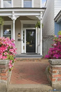 a front view of a building