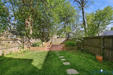a view of a garden