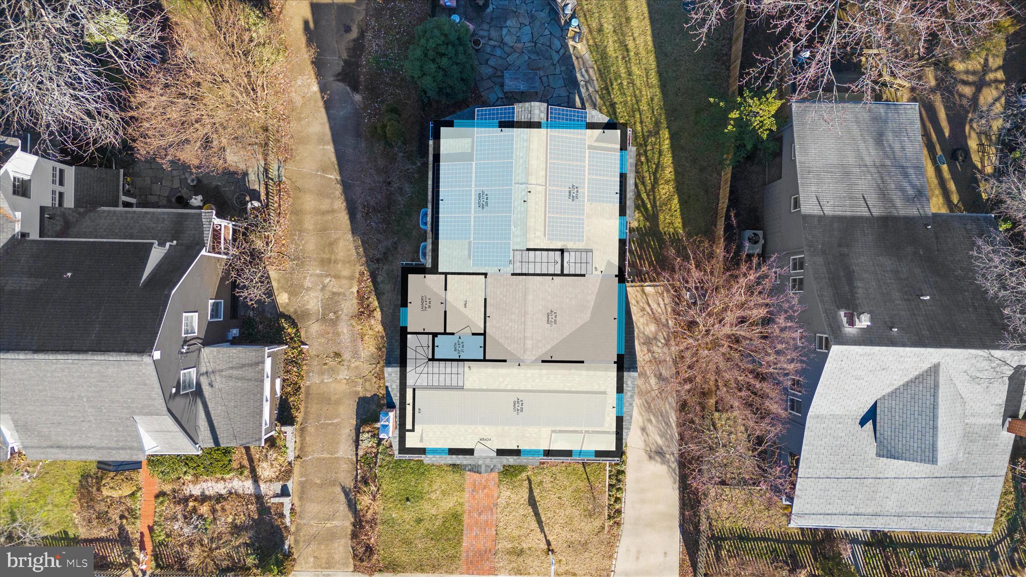 1102 Poplar Avenue Annapolis, MD 21401 - Photo 118 of 125 a aerial view of residential house with outdoor space and parking