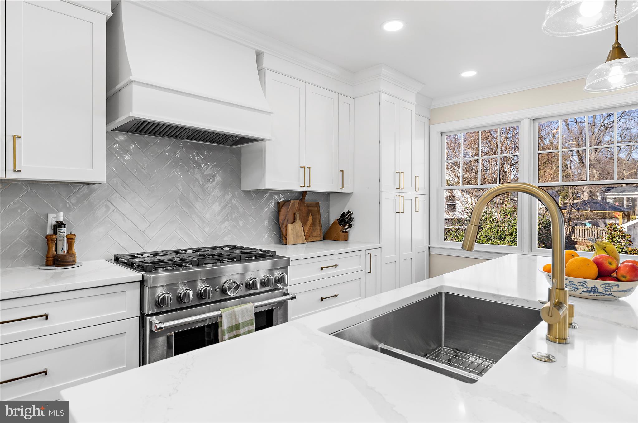 1102 Poplar Avenue Annapolis, MD 21401 - Photo 13 of 125 a kitchen with stainless steel appliances granite countertop a stove and a sink