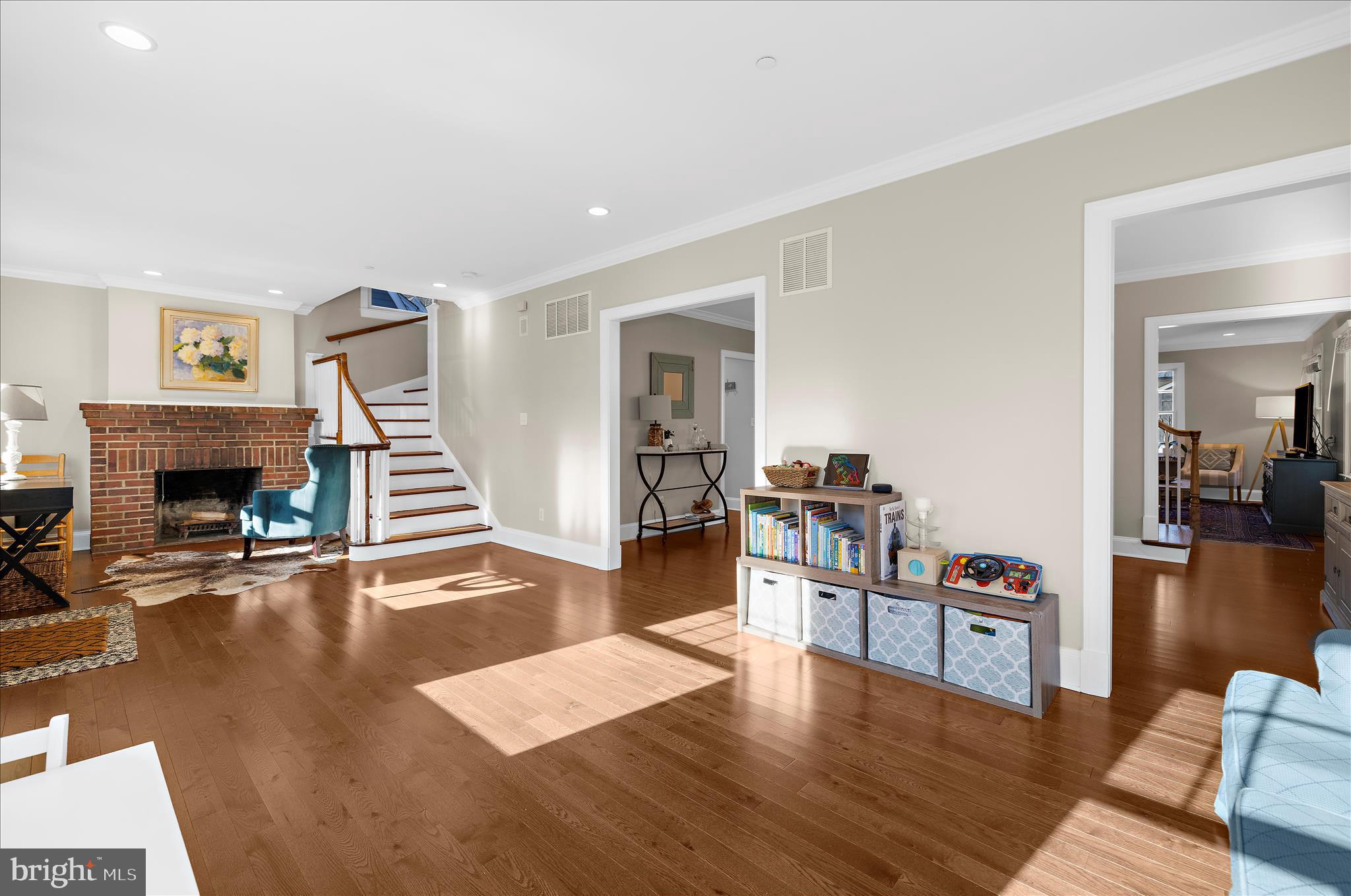 1102 Poplar Avenue Annapolis, MD 21401 - Photo 6 of 125 a living room with furniture and a wooden floor