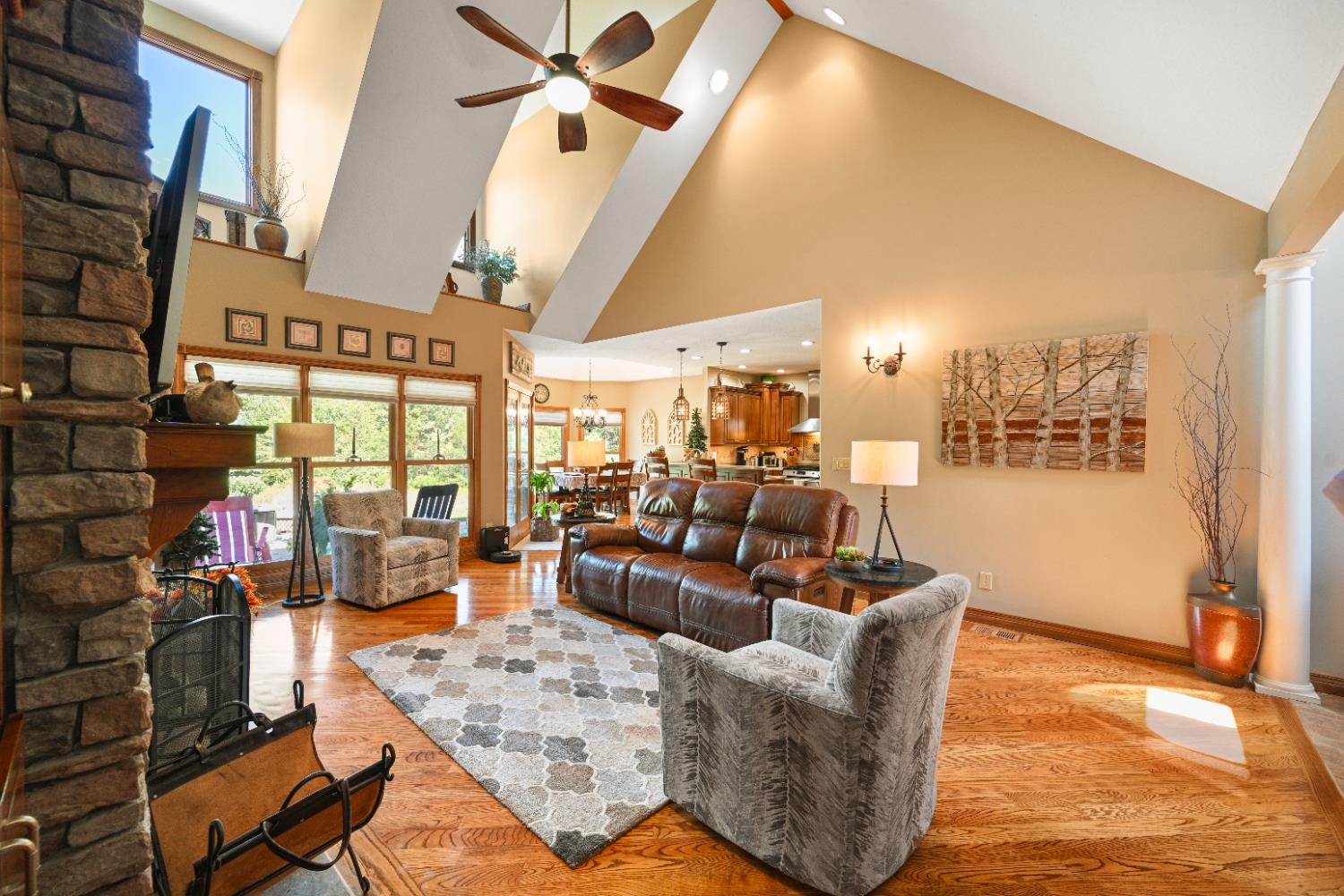 12656 Asche Road Sunman, IN 47041 - Photo 79 of 82 Wide open floorplan keeps everyone part of the action