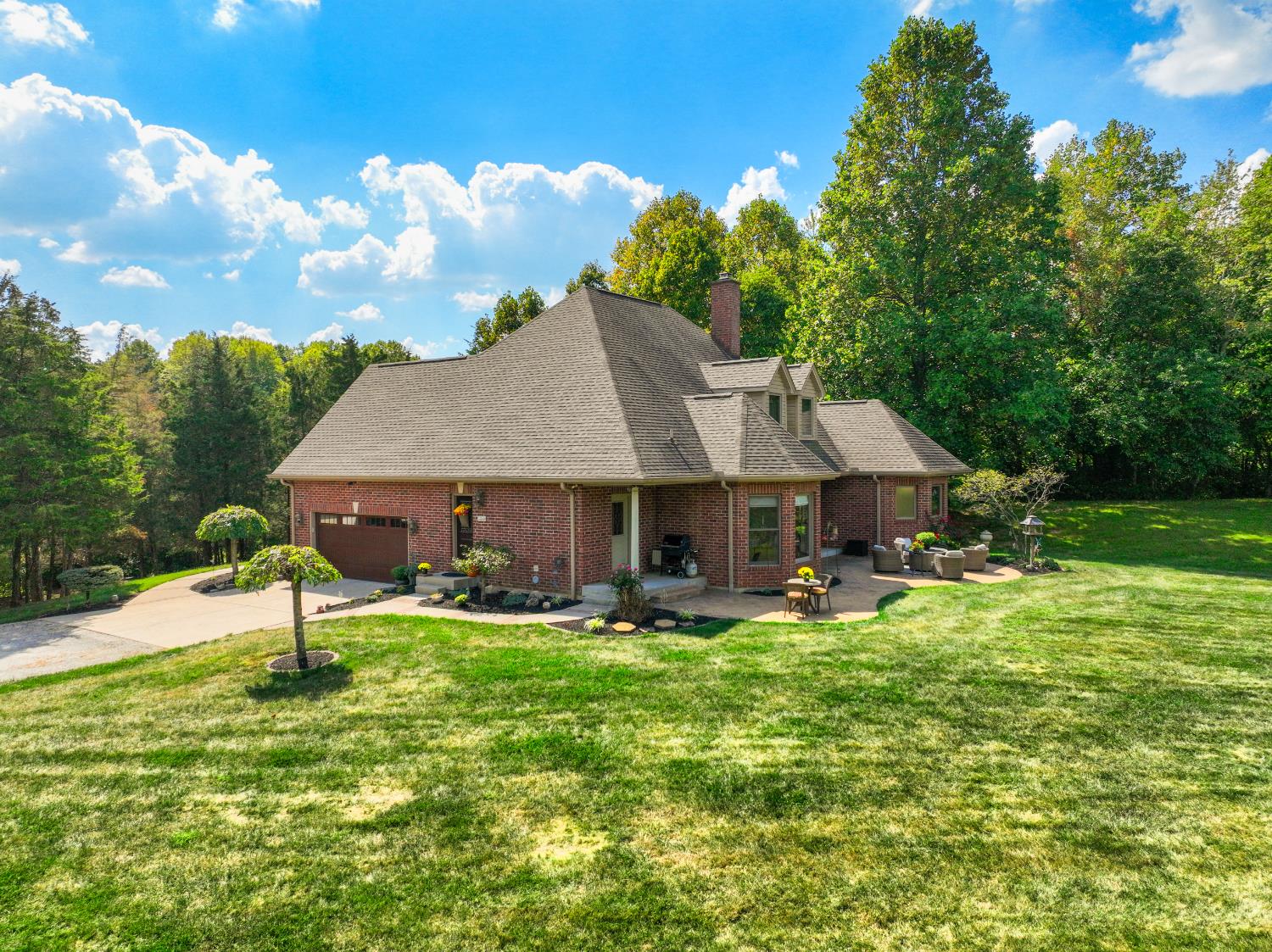 12656 Asche Road Sunman, IN 47041 - Photo 4 of 82 Attractive from every angle!