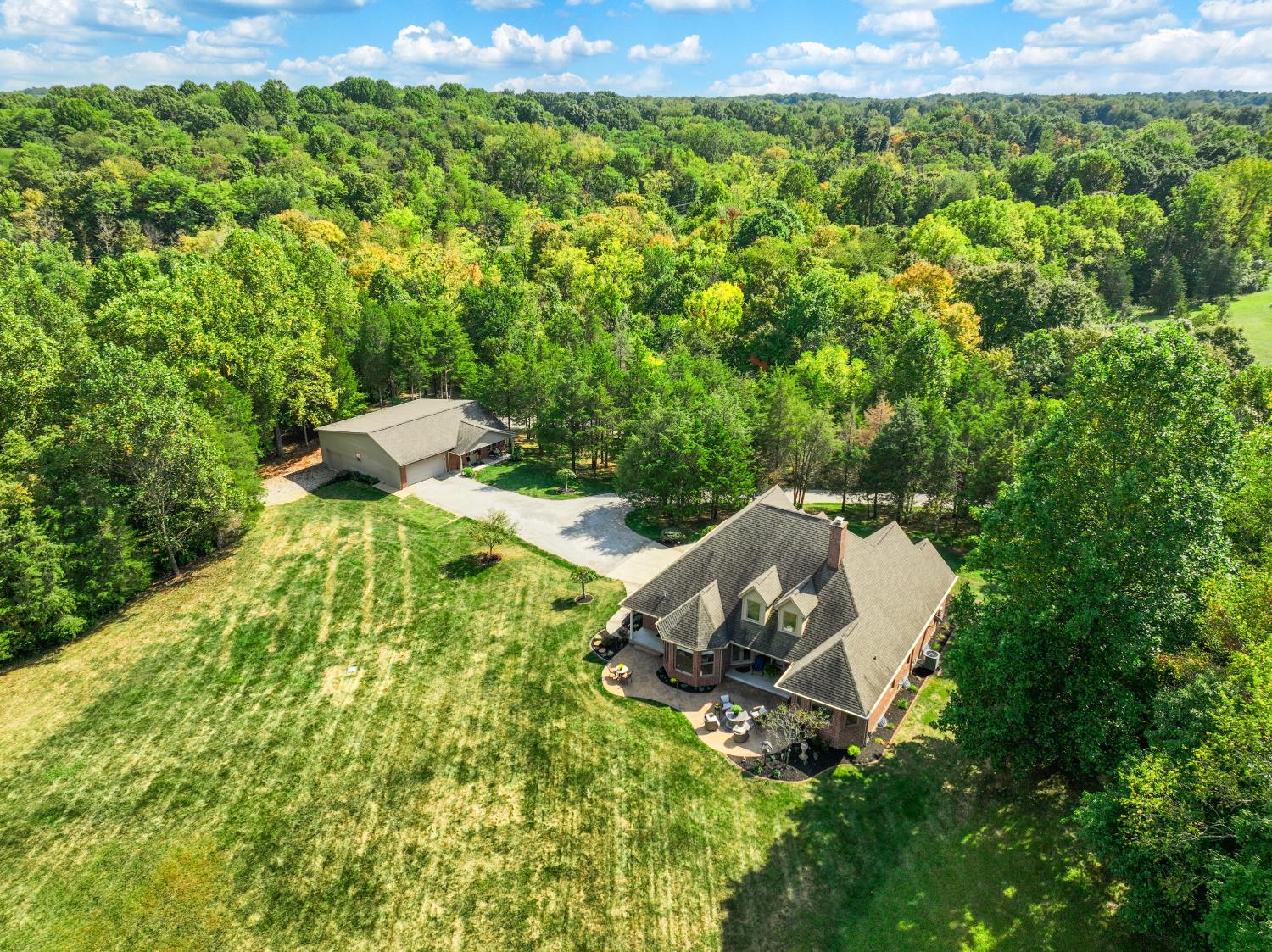 12656 Asche Road Sunman, IN 47041 - Photo 63 of 82 Surrounded by woods...no one else can be seen from the house