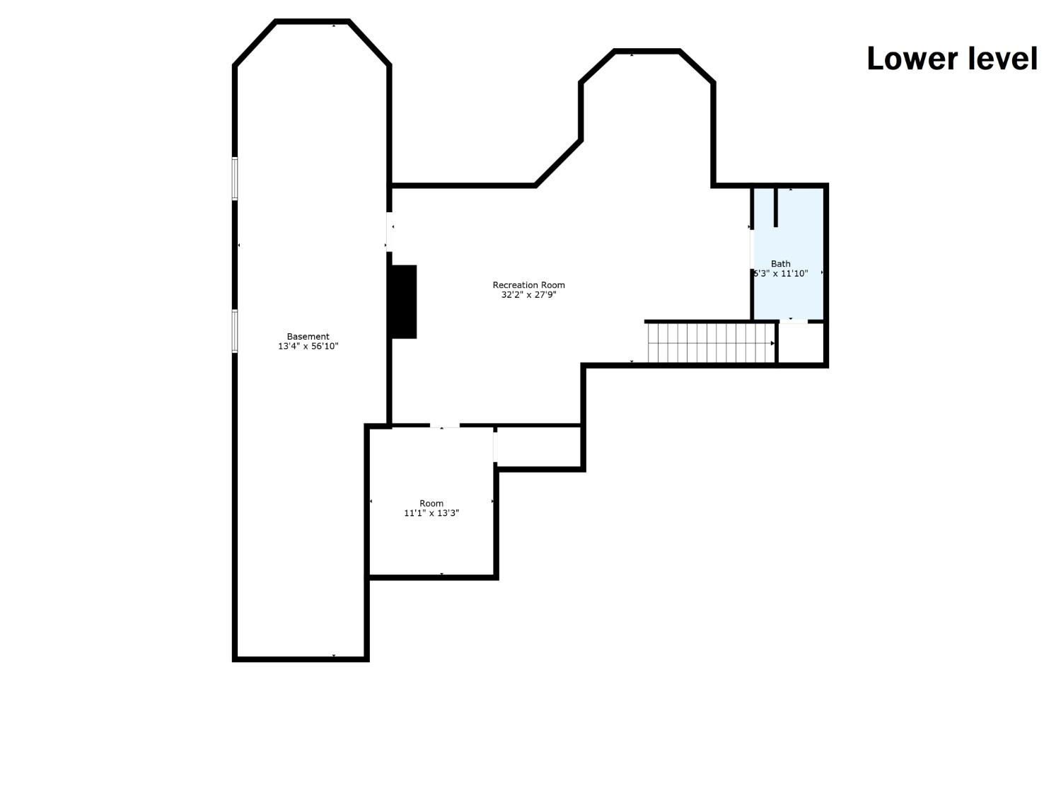 12656 Asche Road Sunman, IN 47041 - Photo 81 of 82 Floorplan of the lower level