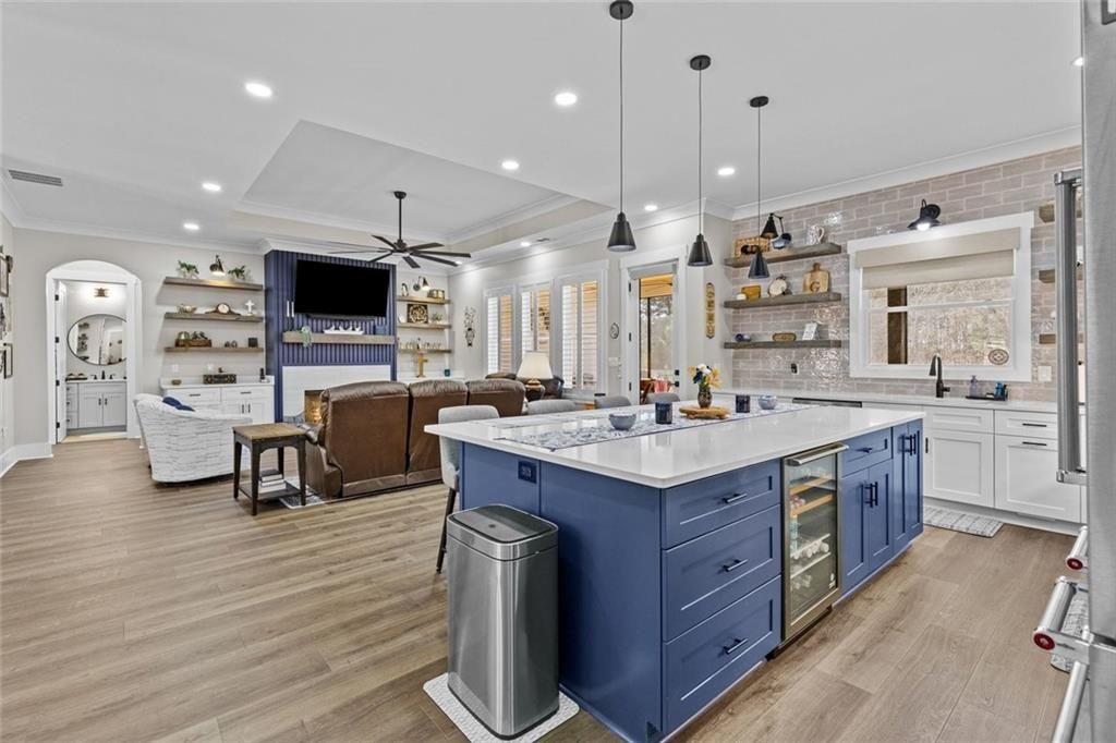 825 Arch Tanner Road Bethlehem, GA 30620 - Photo 14 of 58 a large kitchen with a table and chairs