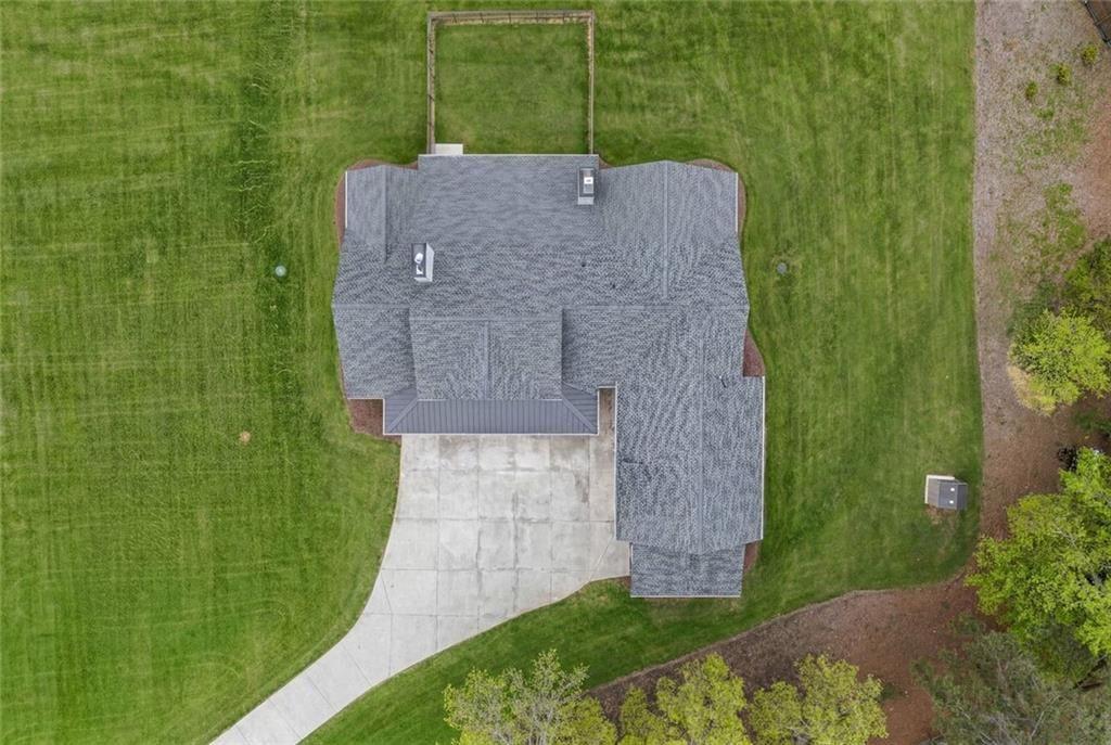 825 Arch Tanner Road Bethlehem, GA 30620 - Photo 53 of 58 a aerial view of a house with a garden