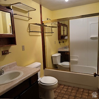 4709 East Independence Road Myton, UT 84052 - Photo 10 of 27 Bathroom with enclosed tub / shower combo and vanity